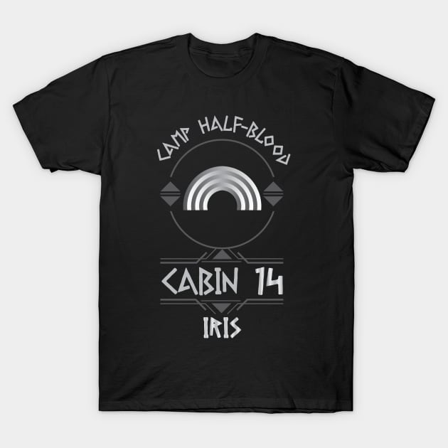 Cabin #14 in Camp Half Blood, Child of Iris – Percy Jackson inspired design T-Shirt by NxtArt